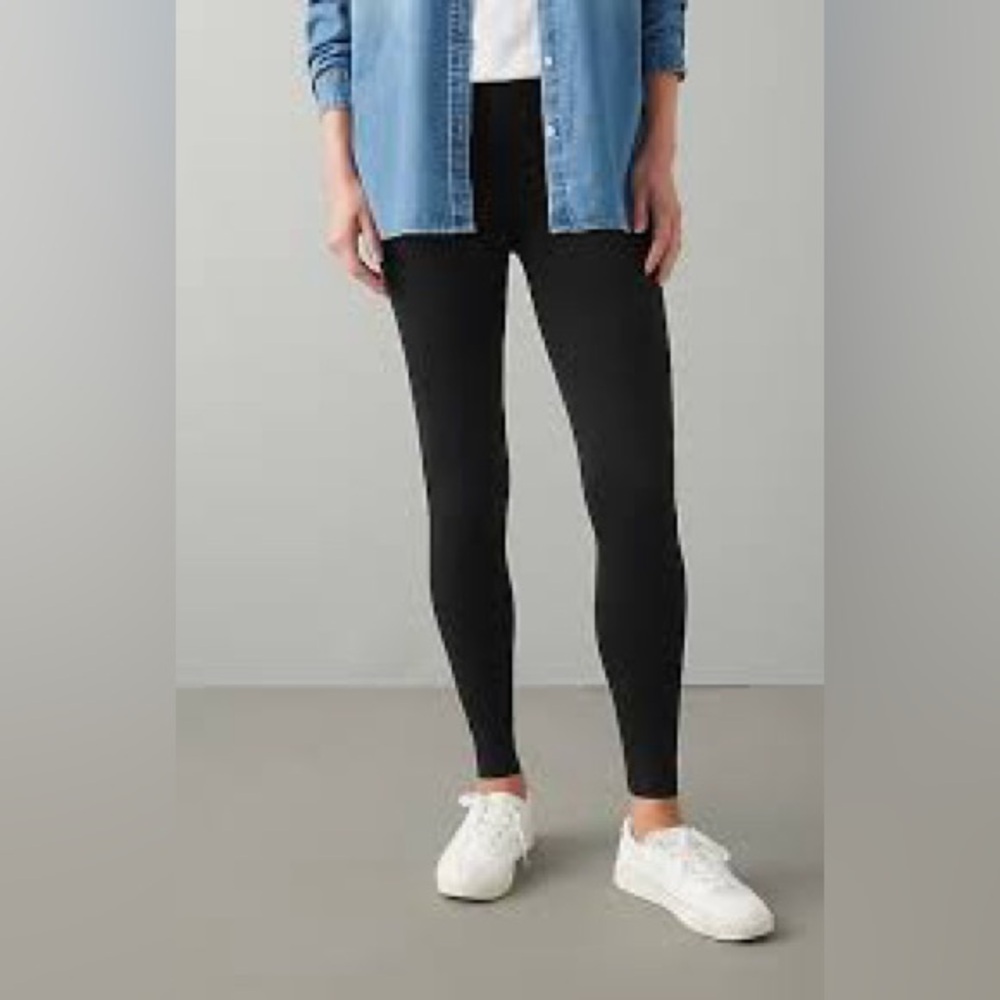 J. Jill Black Leggings Essential Comfort